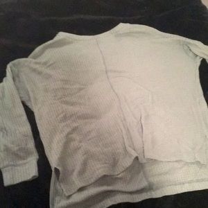 Gray long sleeve T-shirt/sweatshirt